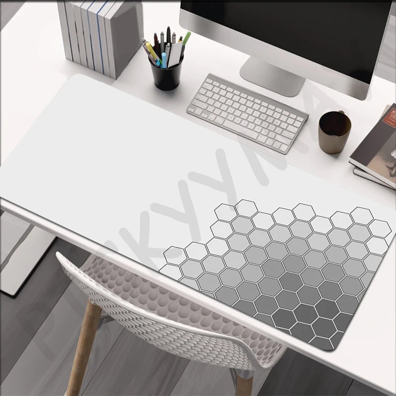 Mouse pad de gaming XXL antiderapant, design RGB hexagonal, diverse modele